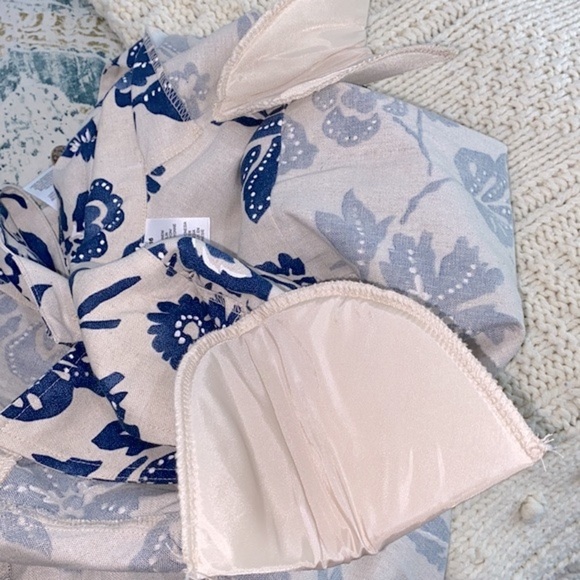 Alfred Dunner floral button down top size 16 linen blend - Picture 7 of 9